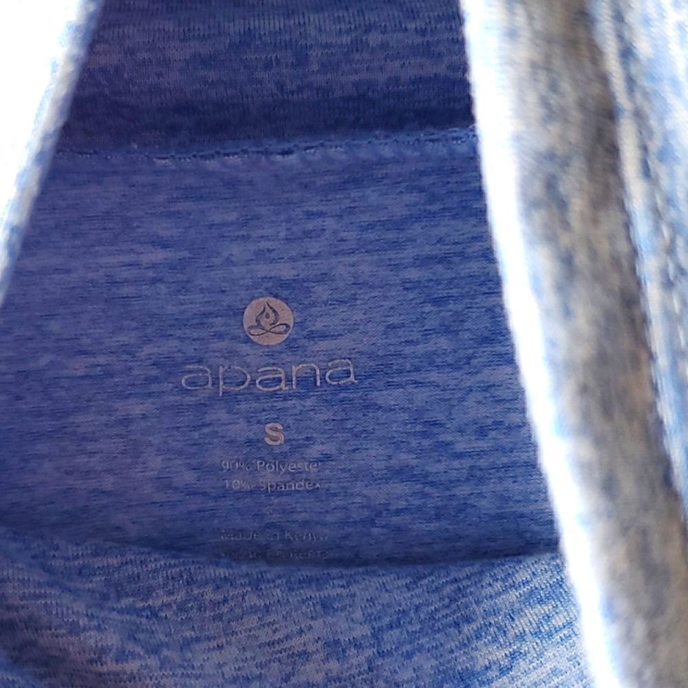 Apana Heathered Light Blue Cowl Neck Pullover - Picture 2 of 5